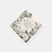 ホワイトマグノリアスとバタ結婚ーのディナーカクテル スタンダードカクテルナプキン (角)