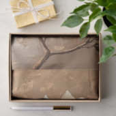 ホワイトマグノリアス金ゴールドデカップティッシュペーパー 薄葉紙 (ギフト)