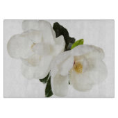 ホワイトマグノリアフラワーマグノリアフローラフラワーズ カッティングボード (正面)