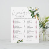 ホワイトマグノリアフローラブライダルゲームは彼女はむしろ彼女だろう (スタンド正面)