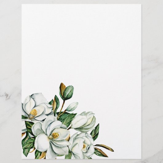 ホワイトマグノリアフローラブライダルゲームは彼女はむしろ彼女だろう (裏面)