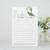 ホワイトマグノリアフローラブライダルシャワー単語検索 (スタンド正面)