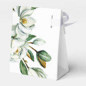 ホワイトマグノリアフローラ結婚式の引き出物ボックス フェイバーボックス (裏面サイド)