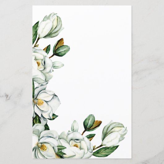 ホワイトマグノリアブライダルシャワーゲーム絵文字 (裏面)