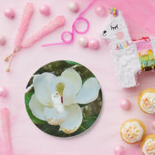 ホワイトマグノリア紙プレート ペーパープレート (パーティー)