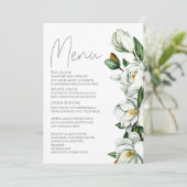 ホワイトマグノリア素朴フローラ結婚ズ メニュー (スタンド正面)