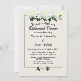 ホワイトマグノリア結婚グリーンリーのリハーサル 招待状