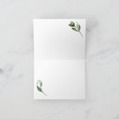 ホワイトマグノリア結婚フローラサンキューカード サンキューカード (内部)