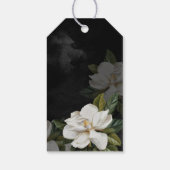 ホワイトマグノリア結婚式の引き出物ラベル ギフトタグ (裏面)