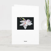 ホワイトマグノリア カード (裏面)