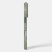 ホワイトマグノリア フラワー ゴールドライン マーブル Case-Mate iPhoneケース (裏面 / 右)