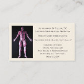 ホワイトマッサージセラピーカイロプラクティックドクター 名刺 (正面)