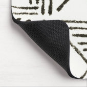 ホワイトマッドクロスのマウスパッド マウスパッド (コーナー)