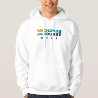 ホワイトマラルフード付きスウェットシャツ パーカ