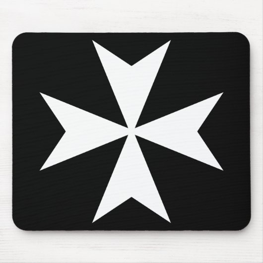 ホワイトマルチーズクロス マウスパッド (正面)