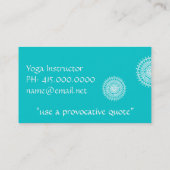 ホワイトマンダラ 名刺 (裏面)