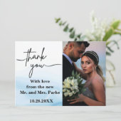 ホワイトマーブルウィーディング招待状 招待状 (スタンド正面)