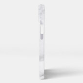 ホワイトマーブルカラテクスチャ iPhoneケース (左側面)