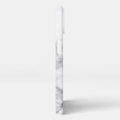 ホワイトマーブルカラテクスチャ iPhoneケース (右側面)