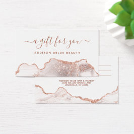 ホワイトマーブルゲートバラ金ゴールドビジネスギフトカード