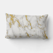 ホワイトマーブルストーンギルドアクセント ランバークッション (裏面)