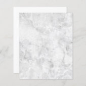 ホワイトマーブルストーンスクラップブック紙 (正面/裏面)