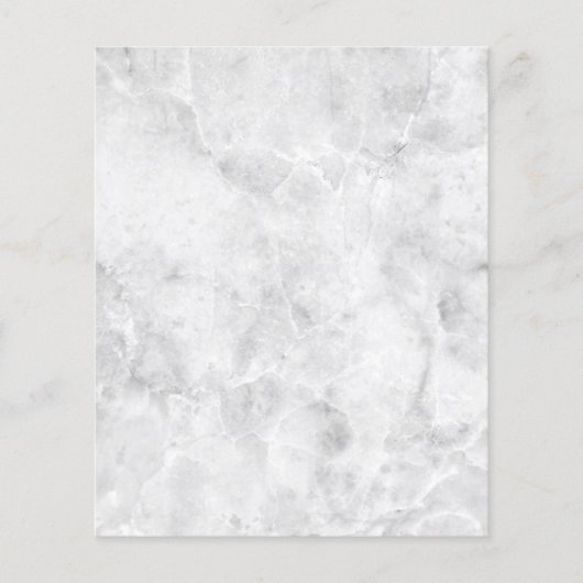 ホワイトマーブルストーンスクラップブック紙 (正面)