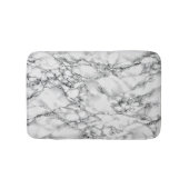 ホワイトマーブルストーンバスマットモダンデザイン バスマット (正面)