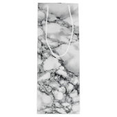 ホワイトマーブルストーン抱き枕 ワインギフトバッグ (正面)