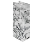 ホワイトマーブルストーン抱き枕 ワインギフトバッグ (正面アングル)