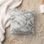 ホワイトマーブルストーン装飾用クッション クッション (ブランケット)