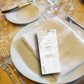 ホワイトマーブルフローラレースイスラム結婚教徒 メニュー