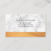 ホワイトマーブルラックストリム 名刺 (裏面)