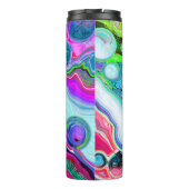 ホワイトマーブルリバーフカラフルルードアート タンブラー (裏面)