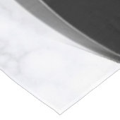 ホワイトマーブル抽象芸術チューリップ テーブルクロス (アングル)