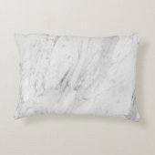 ホワイトマーブル装飾用クッション アクセントクッション (裏面)