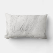 ホワイトマーブル装飾用クッション ランバークッション (正面)