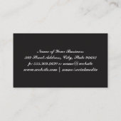 ホワイトマーブル | 2トーン 名刺 (裏面)