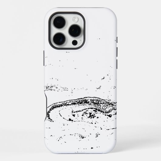 ホワイトマーブル iPhoneケース (裏面)