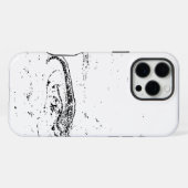 ホワイトマーブル iPhoneケース (裏面横)