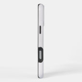 ホワイトマーブル iPhoneケース (右側面)