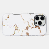 ホワイトマーブル iPhoneケース (裏面横)