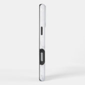 ホワイトマーブル iPhoneケース (右側面)