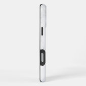 ホワイトマーブル iPhoneケース (右側面)
