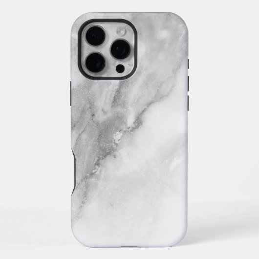 ホワイトマーブル iPhoneケース (裏面)