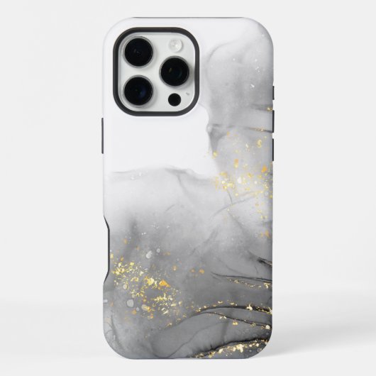 ホワイトマーブル iPhoneケース (裏面)