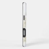 ホワイトマーブル iPhoneケース (右側面)
