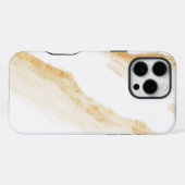 ホワイトマーブル iPhoneケース (裏面横)