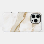 ホワイトマーブル iPhoneケース (裏面横)