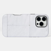 ホワイトマーブル iPhoneケース (裏面横)